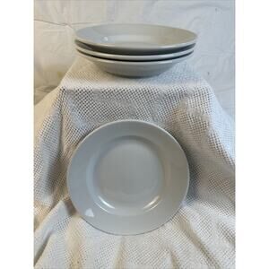 Williams Sonoma Brasserie White Porcelain 10" Large Rim Soup Bowl Japan